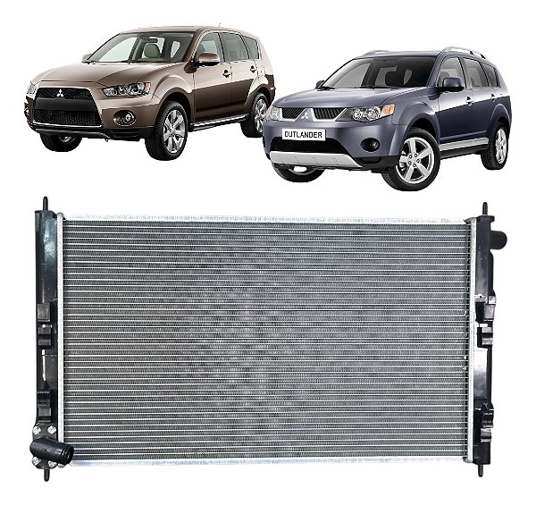 Radiador Mitsubishi Outlander 2008 2009 2010 2011 2012 2013
