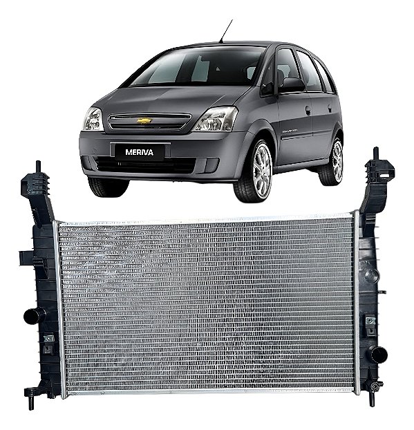 Radiador Gm Meriva 1.4 1.8 2007 2008 2009 2010 2011 2012