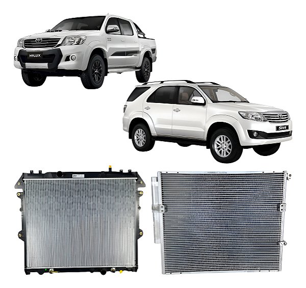 Radiador Condensador Hilux Sw4 2.5 3.0 Diesel 2006/2015