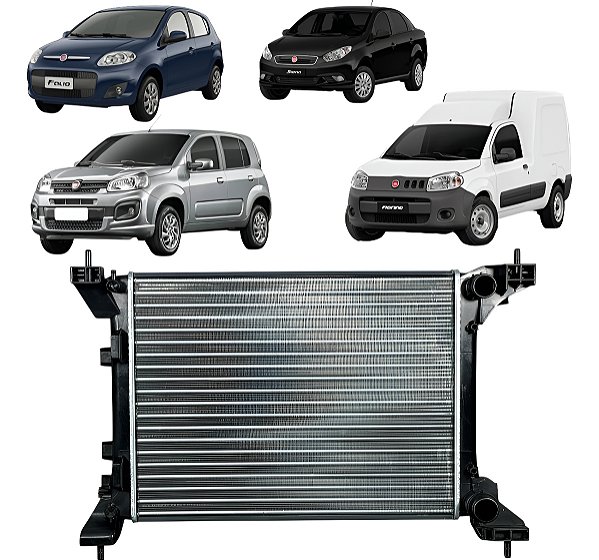 Radiador Uno Vivace 2011 2012 2013 2014 À 2016 Sistema Denso