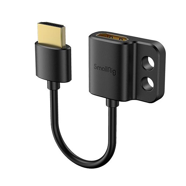 Cabo adaptador HDMI x HDMI SmallRig Ultra Slim 4K com Trava 3019