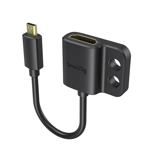 Cabo adaptador Micro HDMI x HDMI SmallRig Ultra Slim 4K com Trava 3021