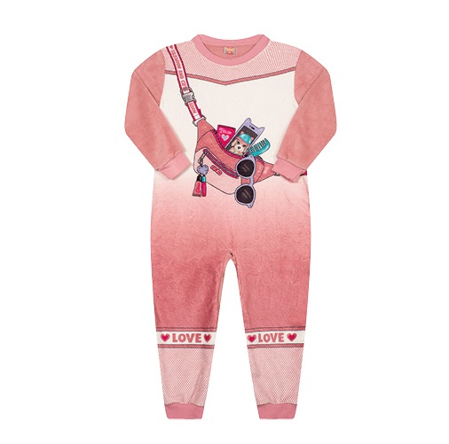 MACACÃO PELINHO ESTAMPADO