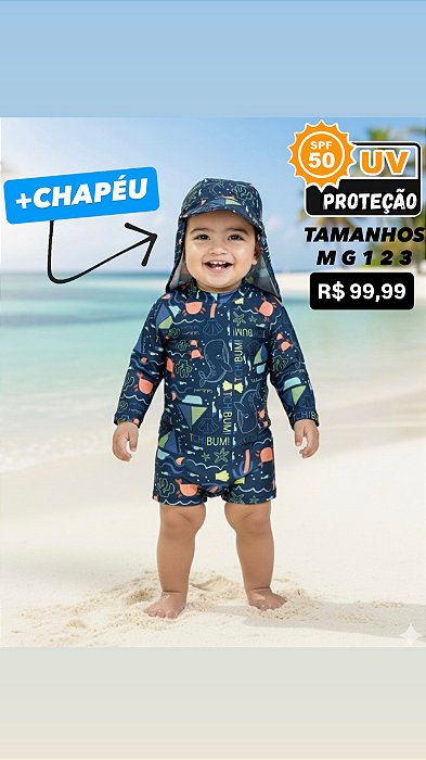 CONJUNTO PROTEÇÃO SOLAR ANIMAIS