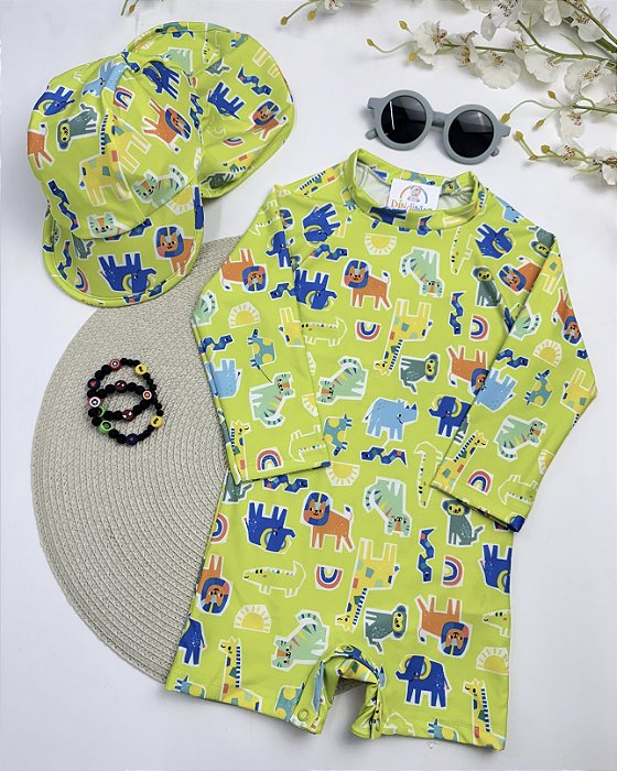 CONJUNTO PROTEÇÃO SOLAR ANIMAIS