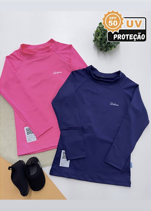 CAMISETA PROTEÇÃO SOLAR QR CODE