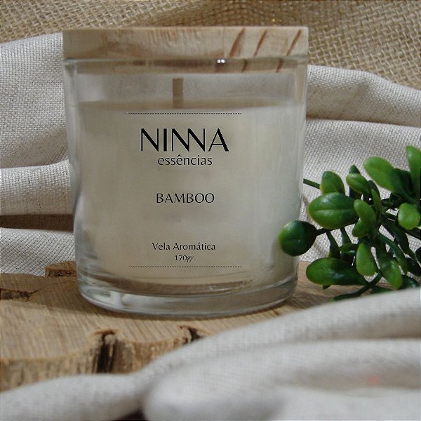 Vela Aromática 180gr - Essência Bamboo
