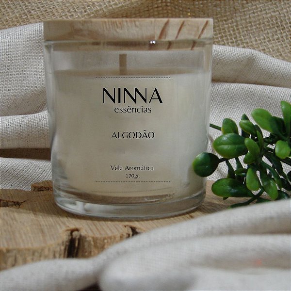 Vela Aromática 180gr - Essência Algodão