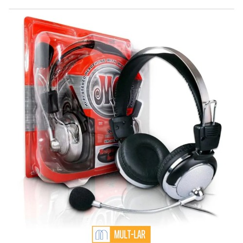 FONE HEADSET PARA COMPUTADOR COM MICROFONE E VOLUME KT-301