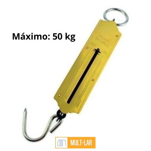 BALANÇA PORTATIL COM MOLA 50 KG BFH1381