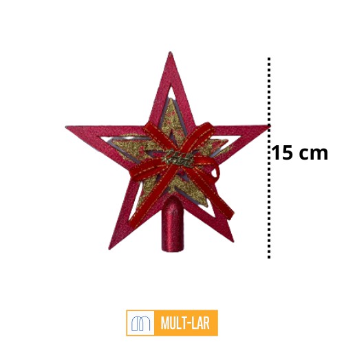 ESTRELA PONTEIRA NATAL 15 CM NTA10048