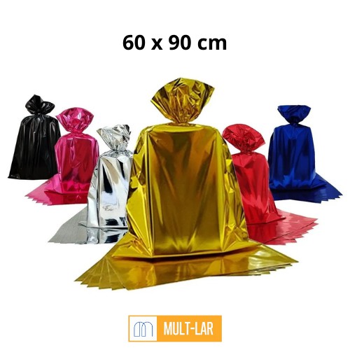 SACO PRESENTE 60 X 90 CM PACOTE COM 25 UN ME30197