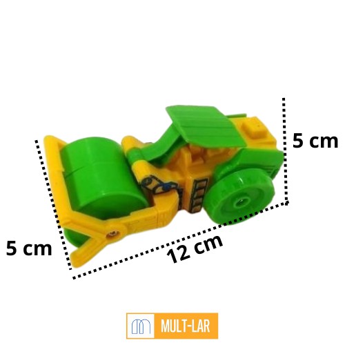 CARRINHO TRATOR ROLO PEQUENO 12 CM 668-10