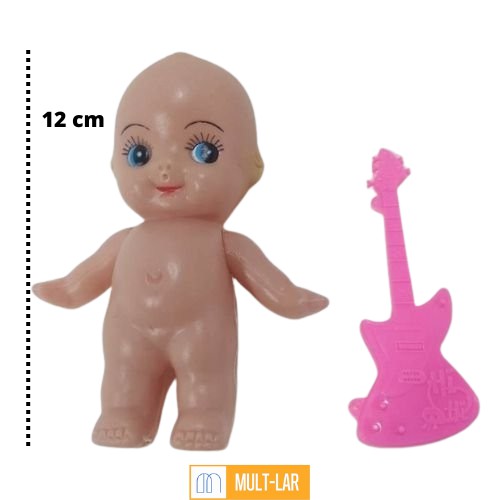 BONECA PELADA C/ GUITARRA