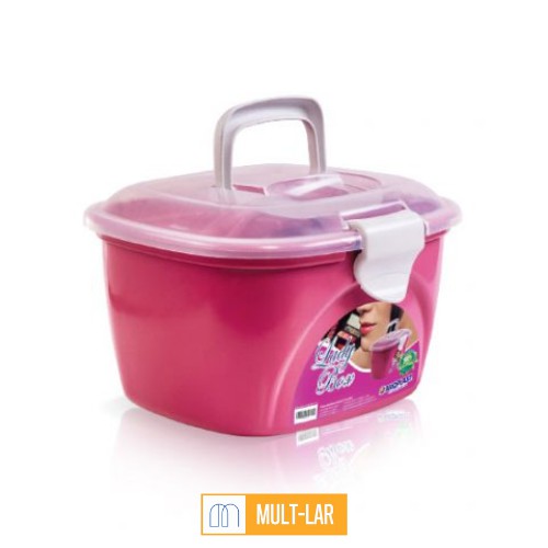 MALETA PEDICURE MANICURE LADY BOX ROSA 25335