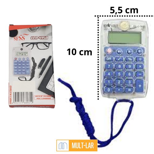 CALCULADORA 8 DÍGITOS COM CORDÃO CLA-4150