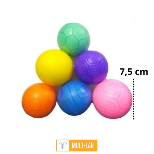 BOLA MINI BICO DE JACA PACOTE COM 12 UNIDADES