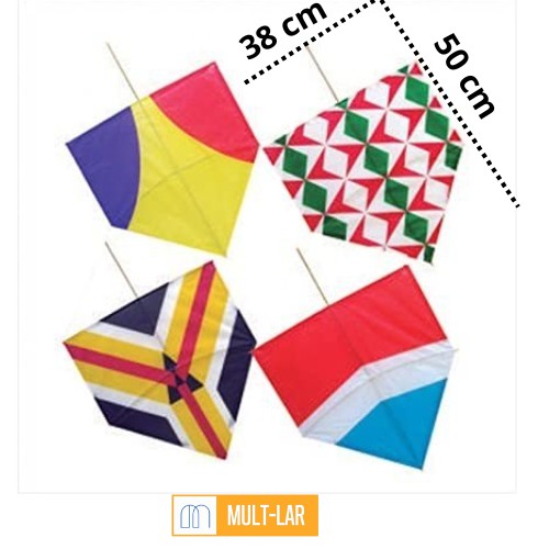 PIPA DE SEDA 50 CM PACOTE COM 25 UNIDADES