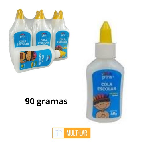 COLA BRANCA 90 GRAMAS CB-90 PACOTE COM 12 UNIDADES