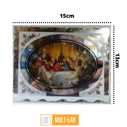 RELÓGIO DE MESA VIDRO EL7946
