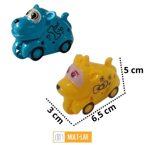 CARRINHO MOTO ANIMAL A FRICÇÃO A CORDA