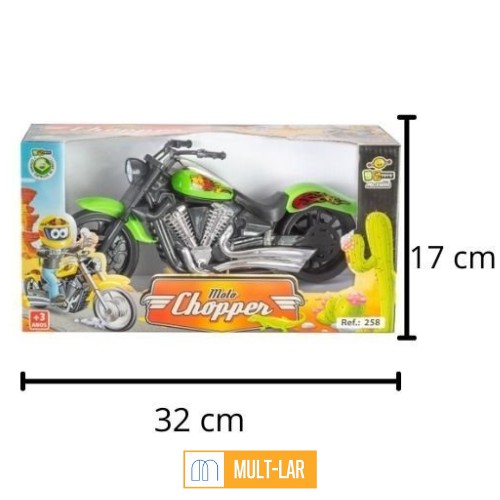 MOTO CHOPPER NA CAIXA 258
