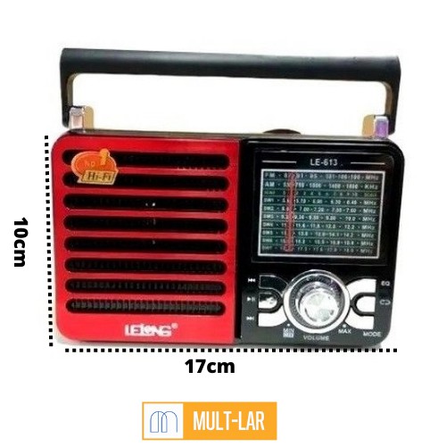 RADIO AM FM USB|SD LE-613