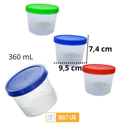 POTE COM ROSCA 360ML 2057