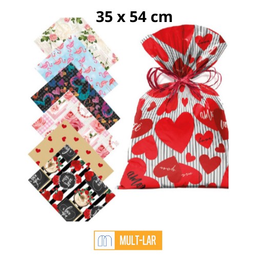 SACO PRESENTE 35 X 54 CM PACOTE COM 50 UN ME30180