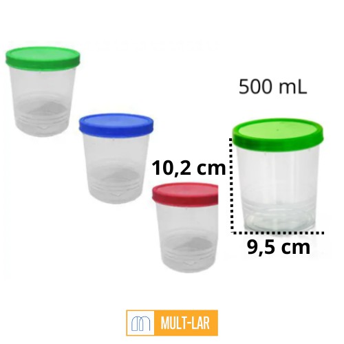 POTE COM ROSCA 500 ML 2063