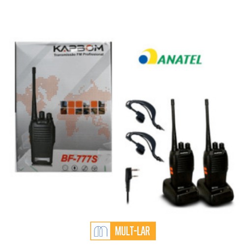 WALK TALK RADIO COMUNICADOR BF-777S