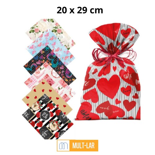 SACO PRESENTE 20 X 29 CM PACOTE COM 50 UN ME30176