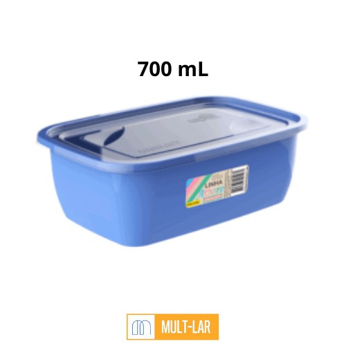 POTE RETANGULAR 700 ML 0549
