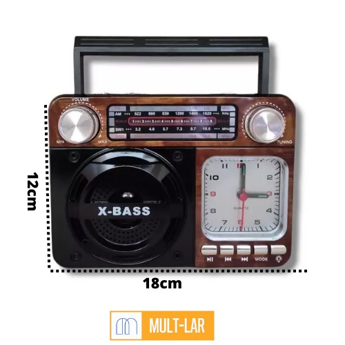 RADIO AM FM COM BLUETOOTH AD-136