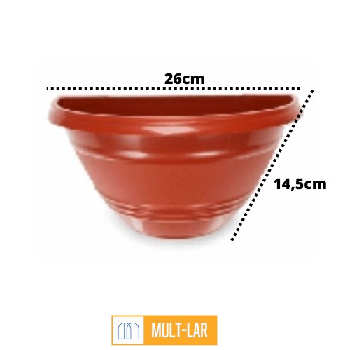 VASO DE PAREDE CERAMICO 1650ML 2470