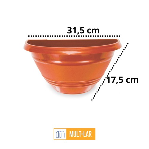 VASO DE PAREDE CERAMICO 3400ML 2472