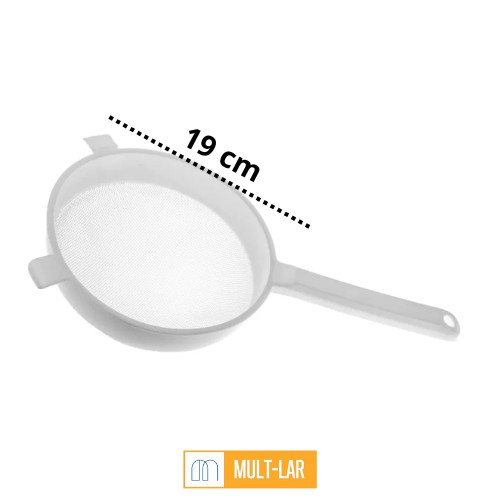 PENEIRA PLASTICA REFORÇADA 19 CM 496