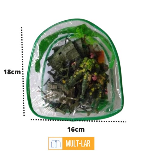 MOCHILA MILITAR COM ACESSÓRIOS ELT00885