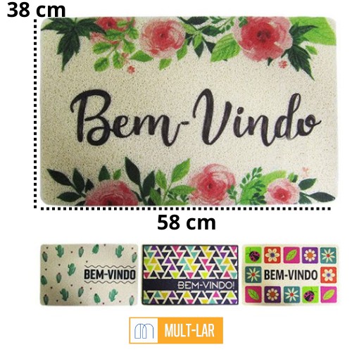 TAPETE BEM-VINDO 38 X 58 CM 97607