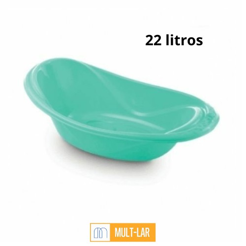 BANHEIRA INFANTIL 22 LITROS VERDE 8947