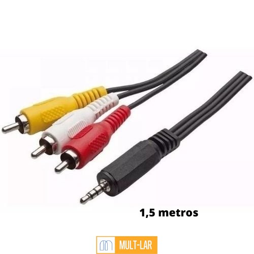 CABO P3 X 3 RCA 1,5MT AM-C13