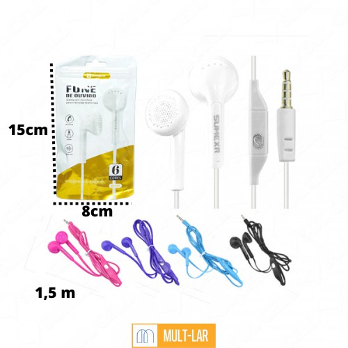 FONE DE OUVIDO SX-F02