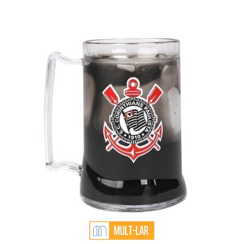 CANECA COM GEL CONGELANTE CORINTHIANS