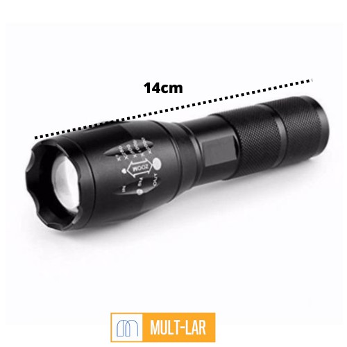 LANTERNA LED RECAREEGÁVEL X900