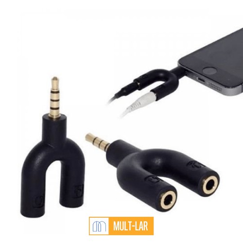 ADAPTADOR CONECTOR P2 X 2P2 FEMEA G001