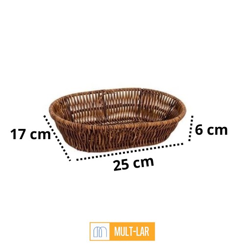 CESTA DE PLASTICO TIPO CIPÓ 2987