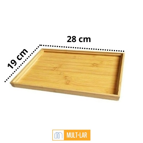 BANDEJA EM BAMBU 19 X 28 CM 1928