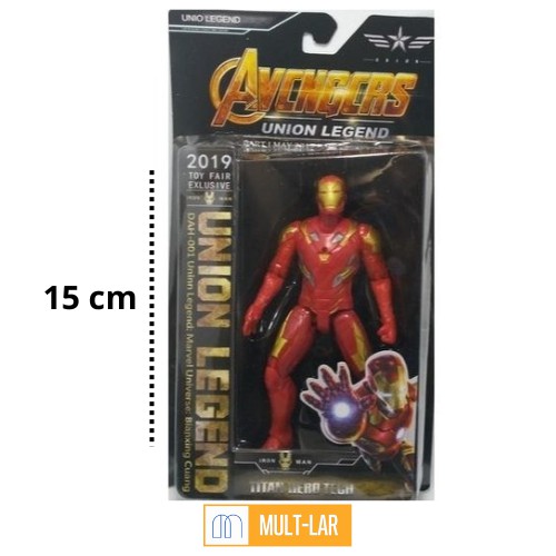 HEROI VINGADORES NA CARTELA 15 CM
