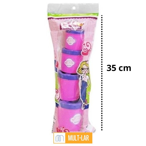 PORTA MANTIMENTO INFANTIL KIT COM 4 PEÇAS 7799