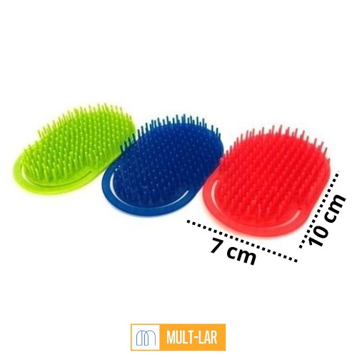 ESCOVA OVAL PARA CABELO PACOTE COM 24 UNIDADES 165